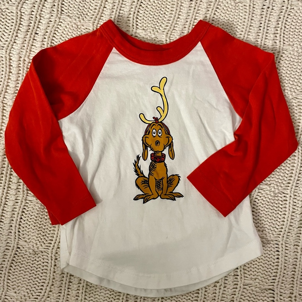 HANNA ANDERSSON Grinch Who Stole Christmas Max Shirt (2T/80-85)